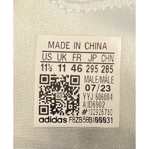 New Men’s Sz 11.5 Adidas Adizero Adios 8 Black White Running Shoe - Picture 5 of 9